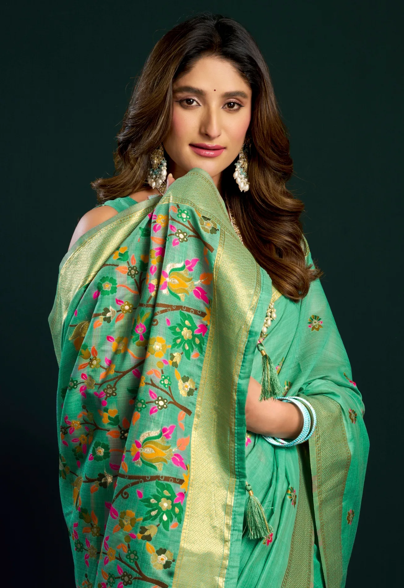 Light Rama Saree SLGS-3501